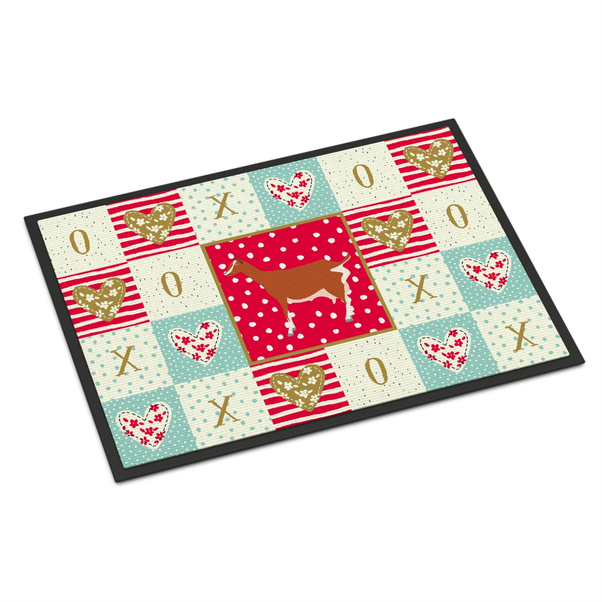 Toggenburger Goat Love Indoor Or Outdoor Mat 18X27